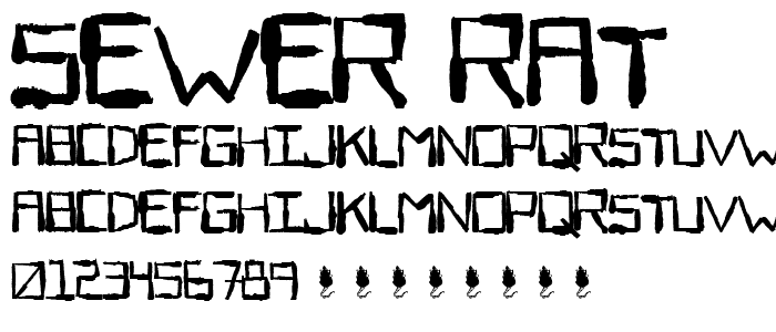 Sewer Rat font